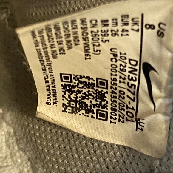 NIKE MEN'S COURT VISION MID Next Nature WHITE/BLACK-WHITE DN3577 101 Sneakers - Picture 5 of 5